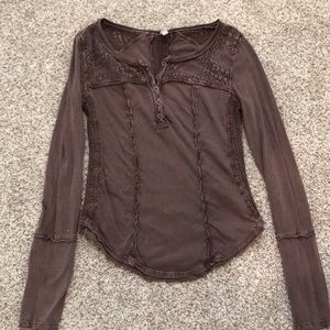 Free People long sleeve shirt